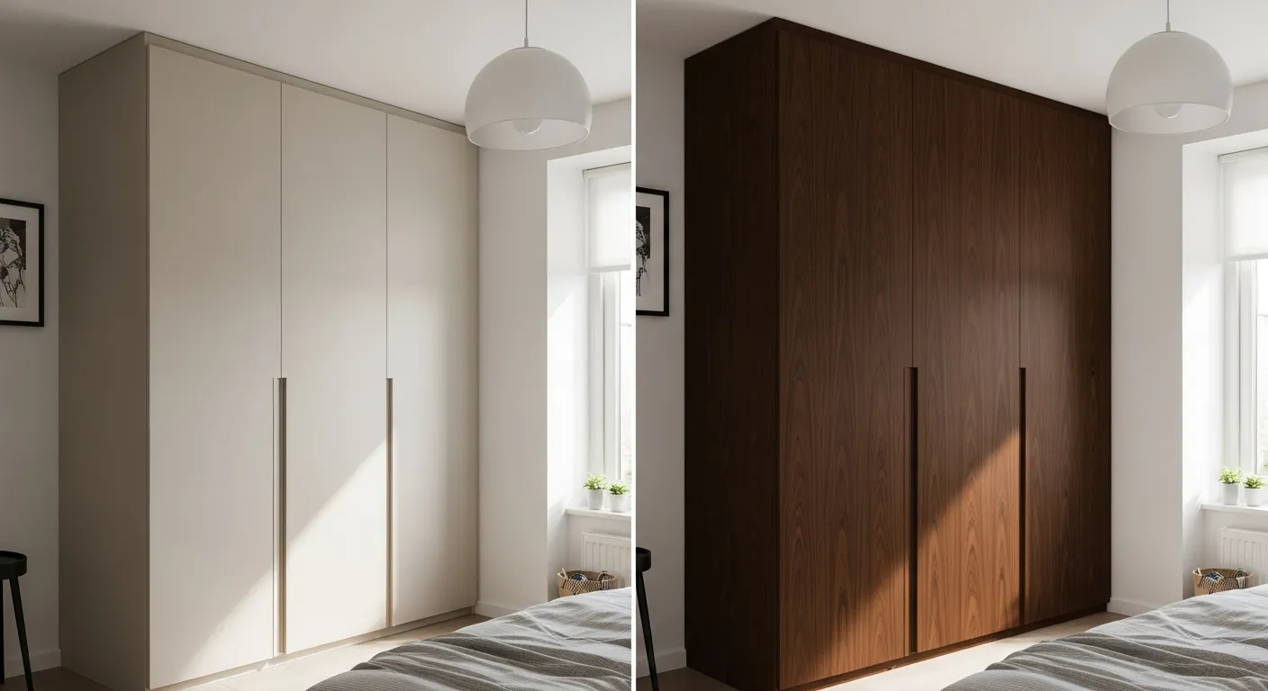 Armoire Chambre - Effet Bois Naturel